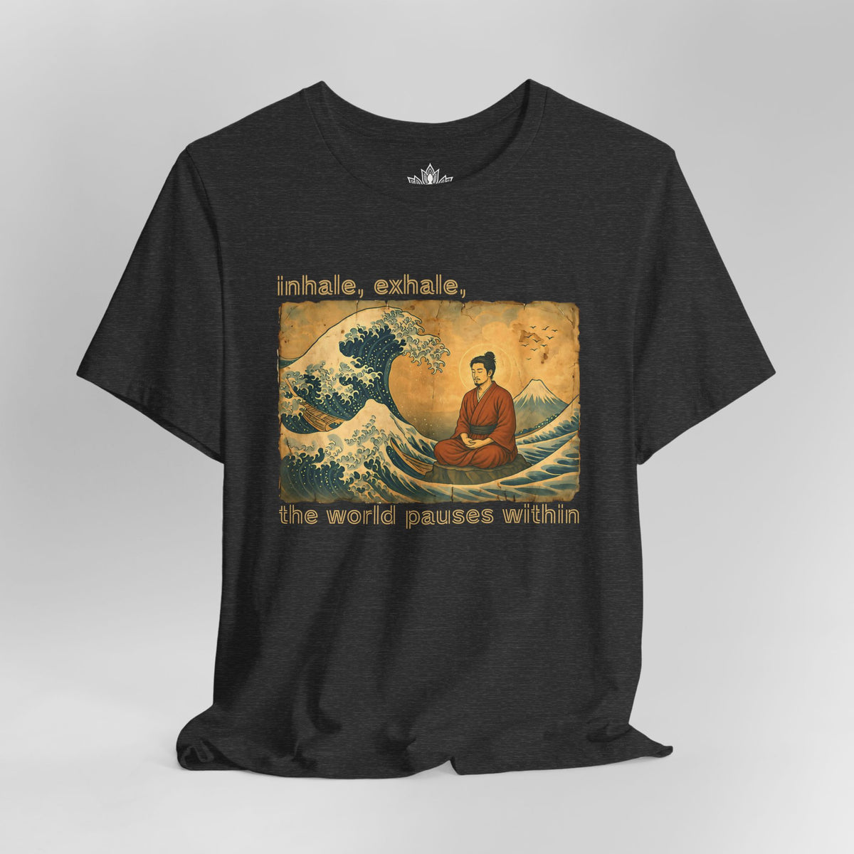 Inhale Exhale Japanese Wave Men Tee