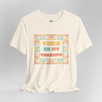 Yoga Is My Therapy – Floral Frame Tee