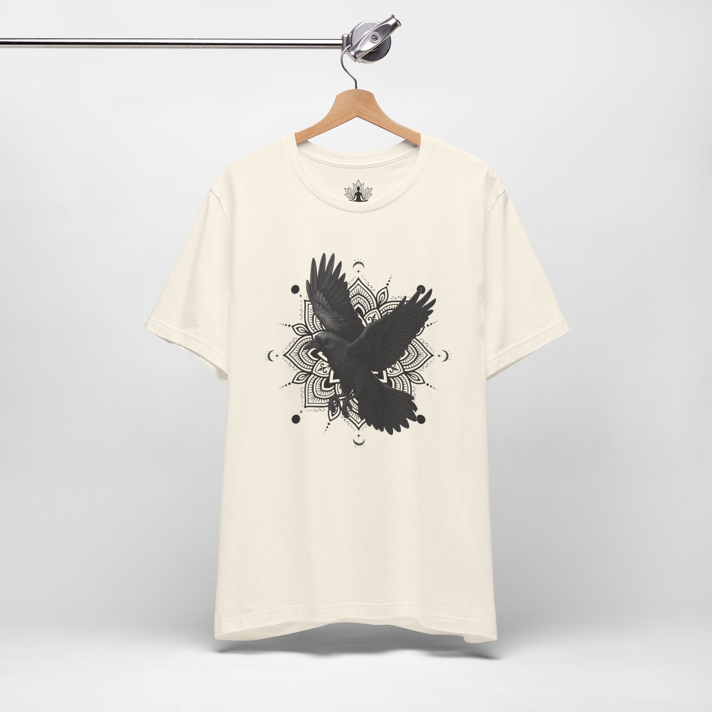 Mystic Raven – Mandala Moon Freedom Men Tee