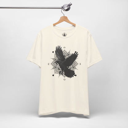 Mystic Raven – Mandala Moon Freedom Men Tee