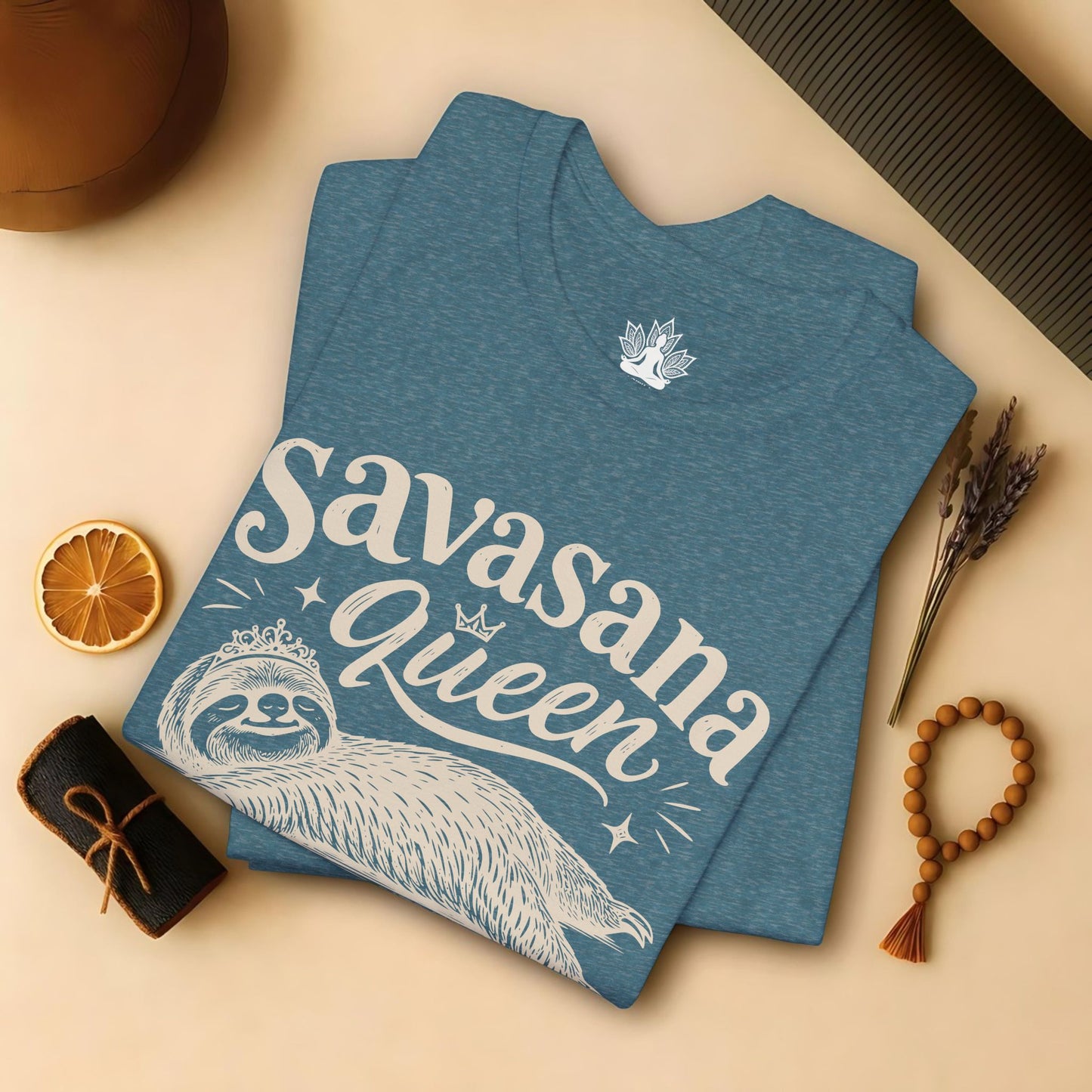 Savasana Queen Sloth Tee