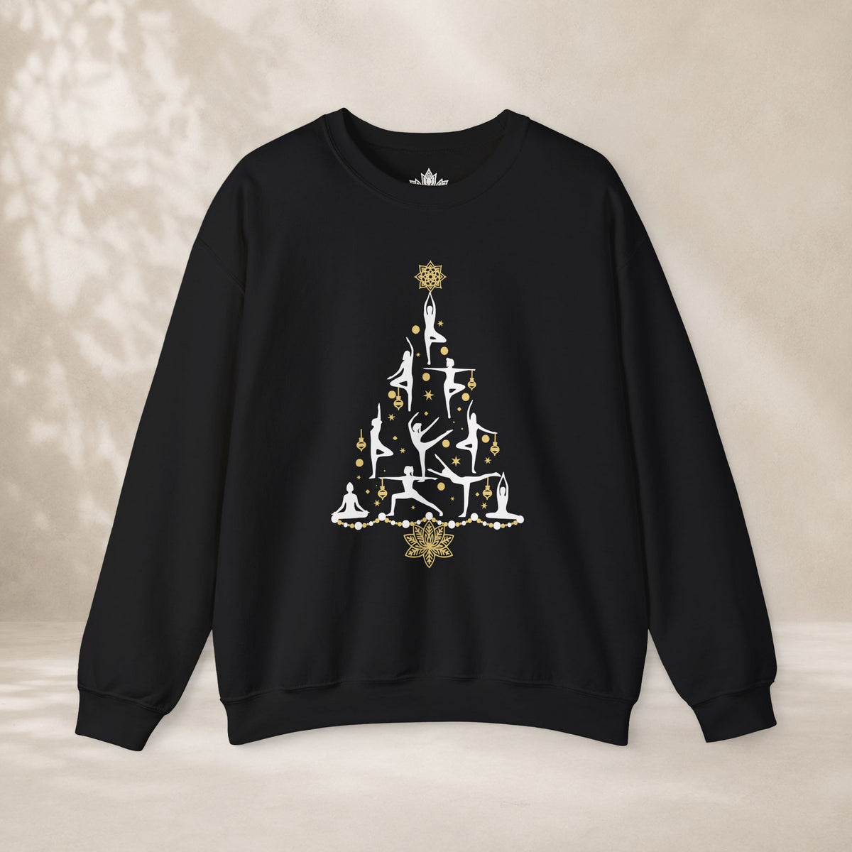 Yoga Poses Christmas Tree Sweatshirt