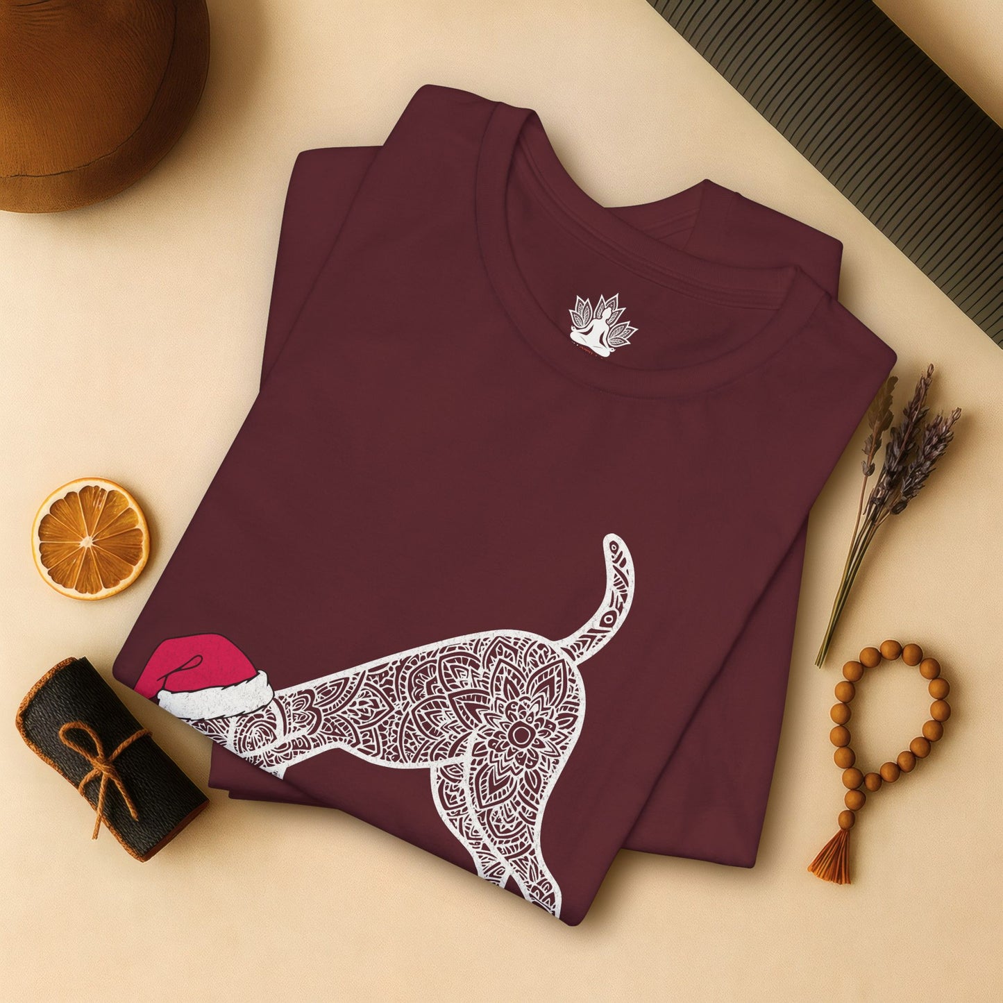 Downward Human – Funny Holiday Edition Tee