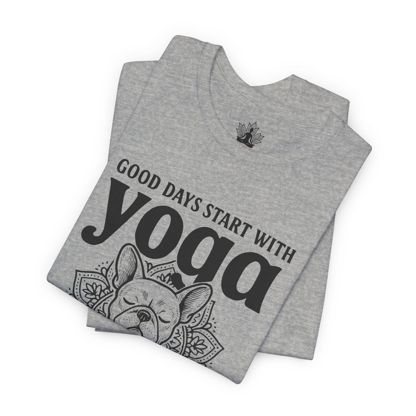 French Bulldog Yoga - Good Vibes Men Tee