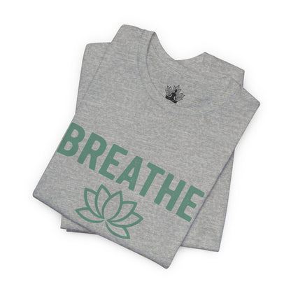 Breathe Lotus – Minimalist Yoga Class Men Tee