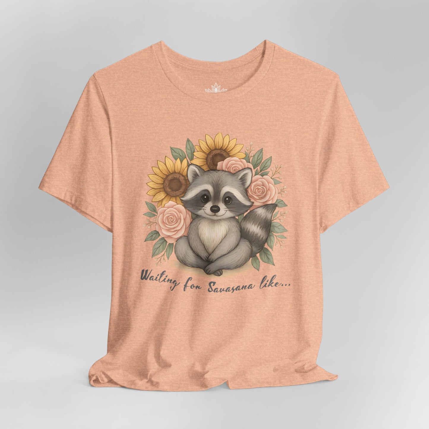 A Savasana Mood – Cute Raccoon Yoga Tee