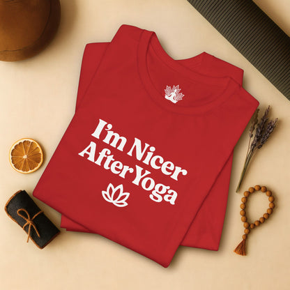 I'm Nicer After Yoga – Calm Spirit Tee