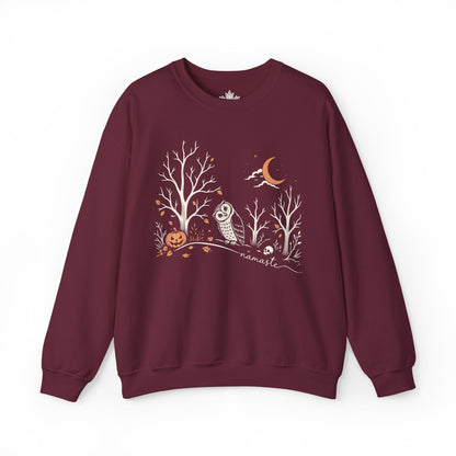 Namaste Forest Owl Halloween Edition Sweatshirt