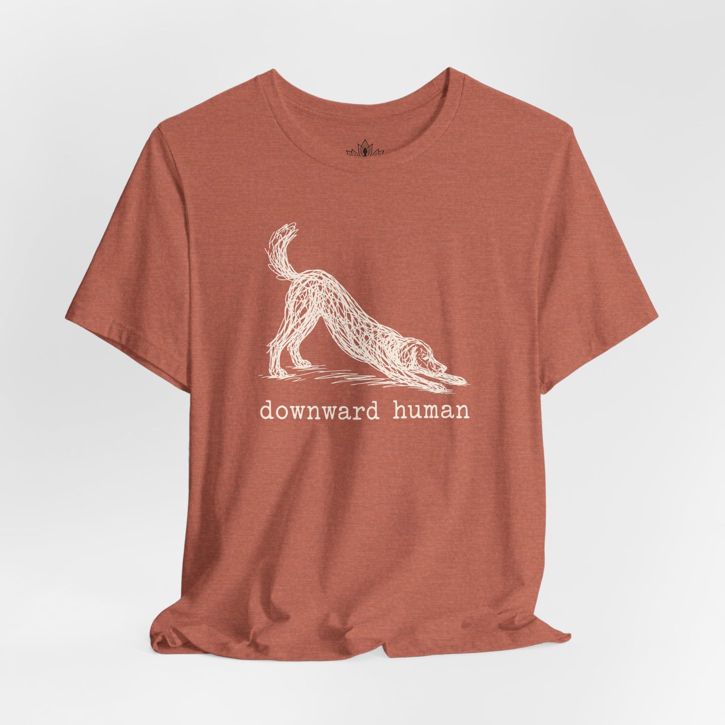 Line Art Downward Human Tee
