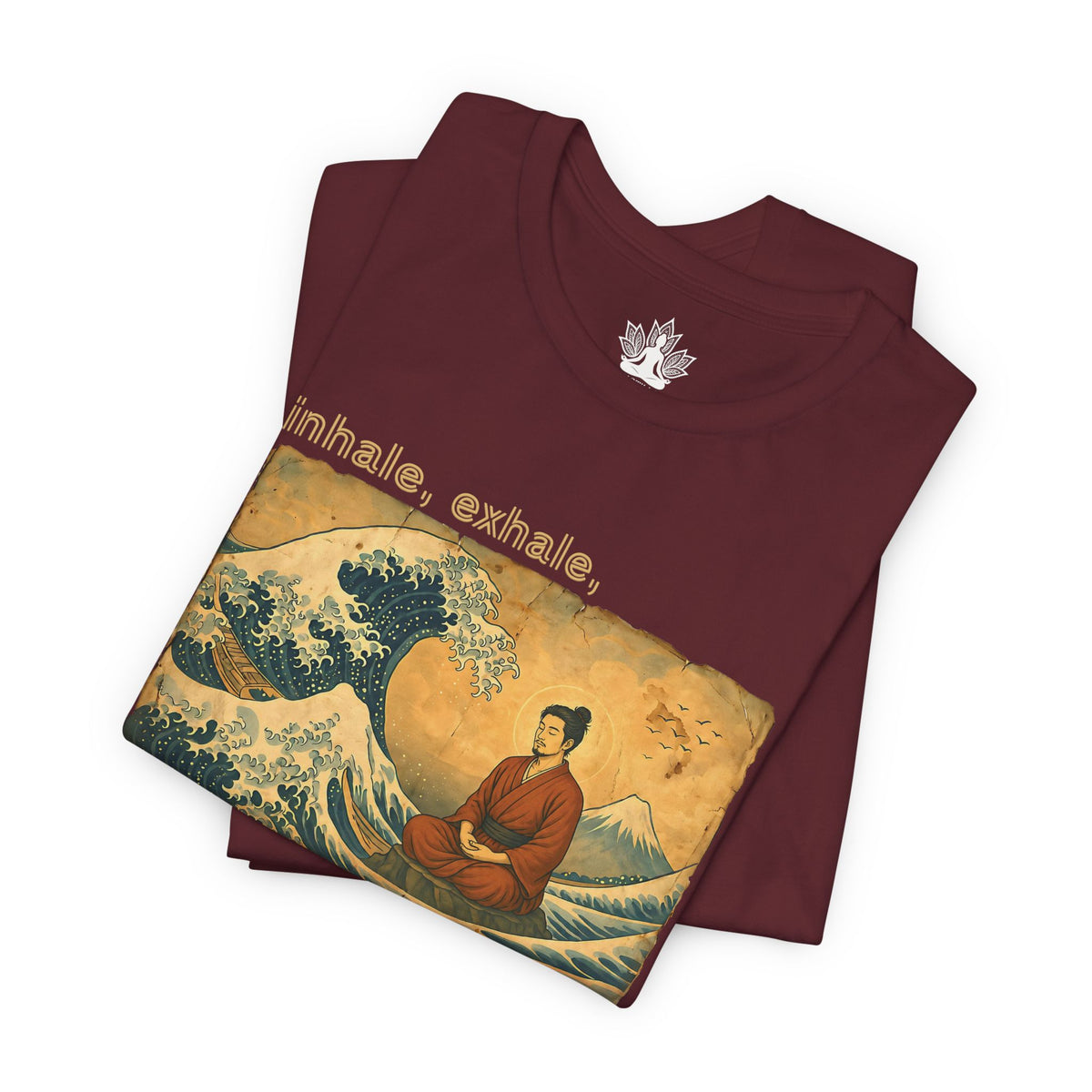 Inhale Exhale Japanese Wave Men Tee
