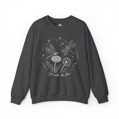 Go With The Flow Delicate Dragonflies Sweatshirt