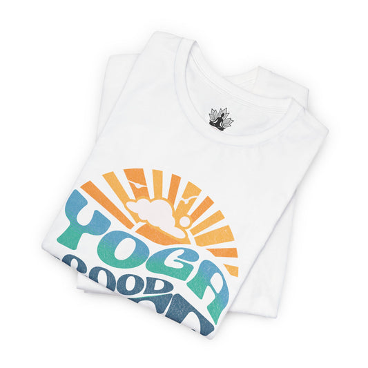 Yoga = Good Life - Happy Vintage Men Tee