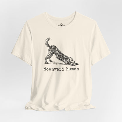 Line Art Downward Human Men Tee