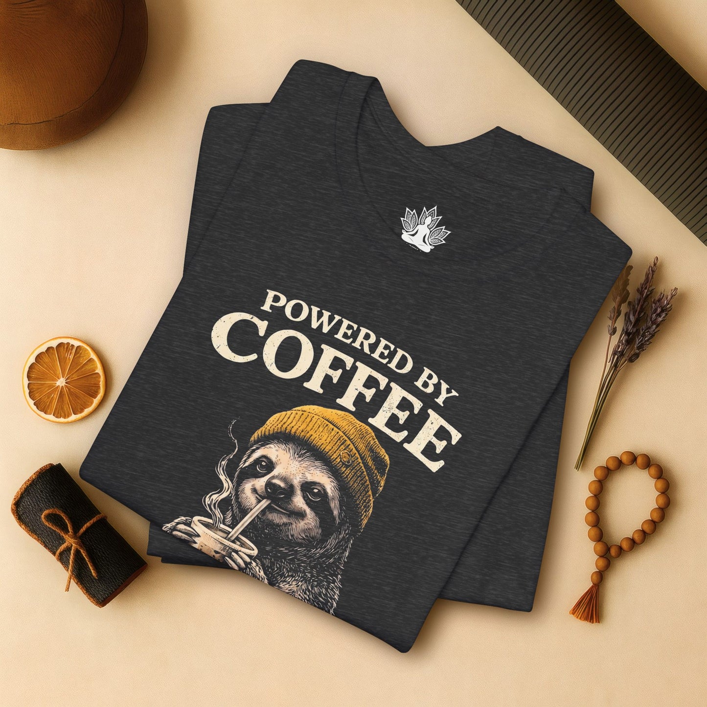 Powered By Coffee & Savasana Tee