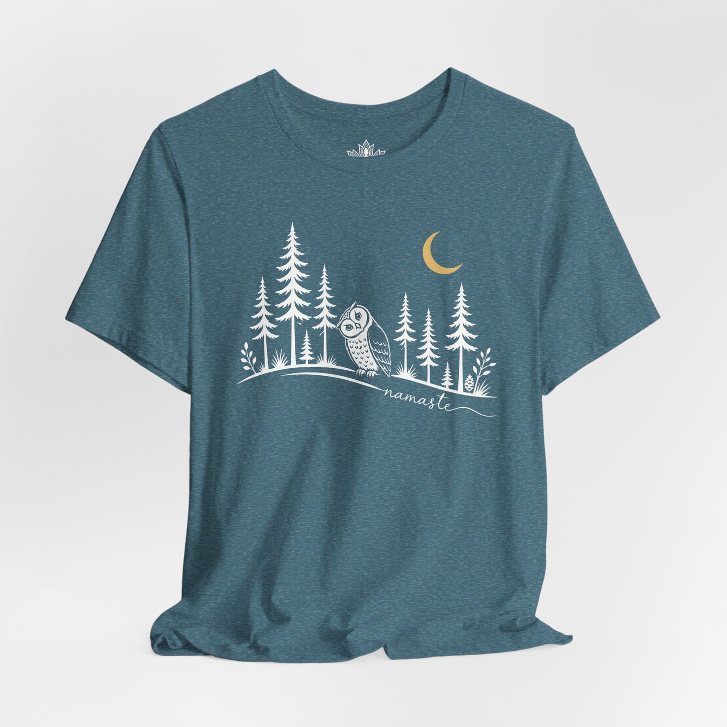 Namaste Forest Owl Tee