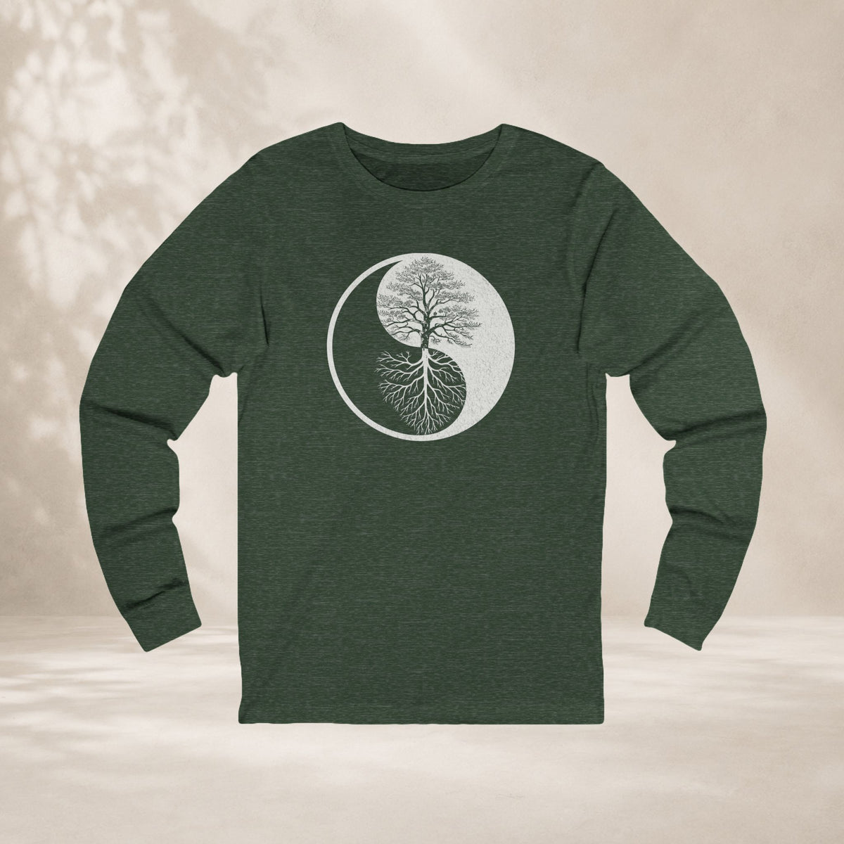 Yin Yang Tree Of Life Long Sleeve Tee