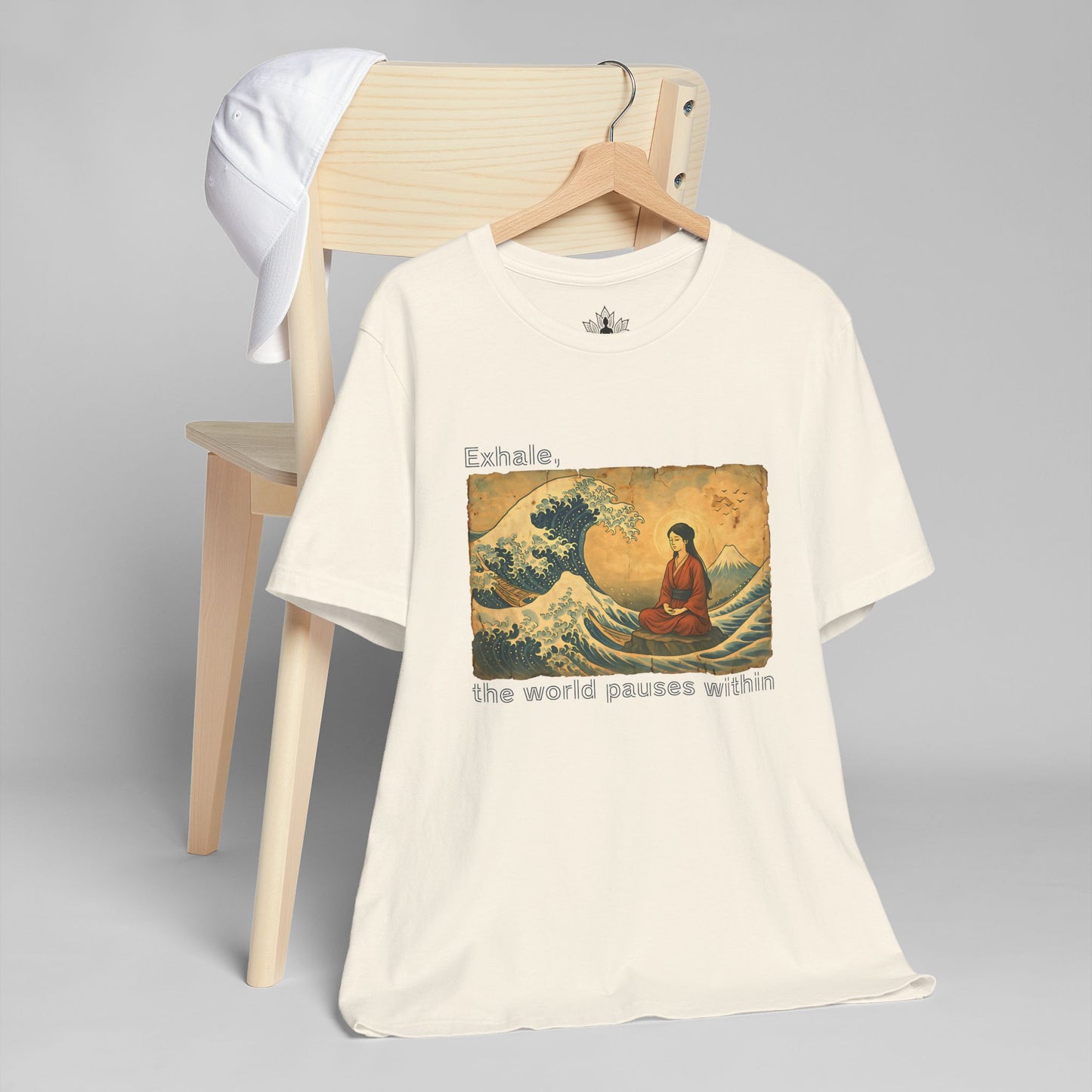 Exhale – Mindful Japanese Wave Men Tee