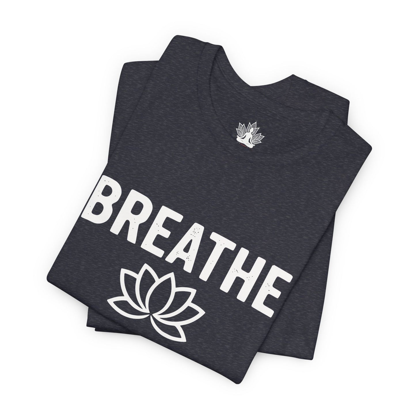 Breathe Lotus – Minimalist Yoga Class Men Tee