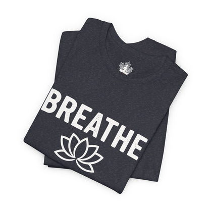 Breathe Lotus – Minimalist Yoga Class Men Tee