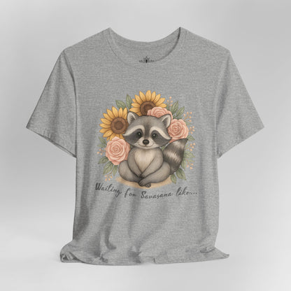 A Savasana Mood – Cute Raccoon Yoga Tee