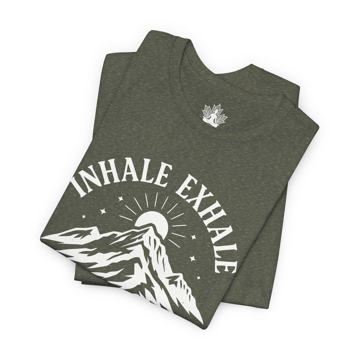 Inhale Exhale Repeat - Mountain Peace Men Tee