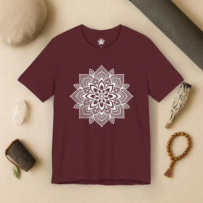 Spiritual Boho Mandala - Yoga Sacred Geometry Tee