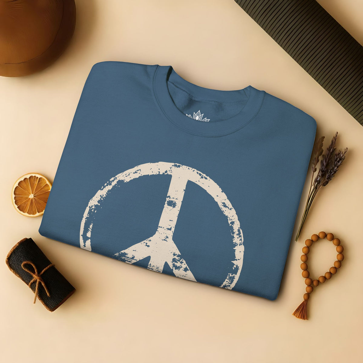 Vintage Peace Symbol Sweatshirt