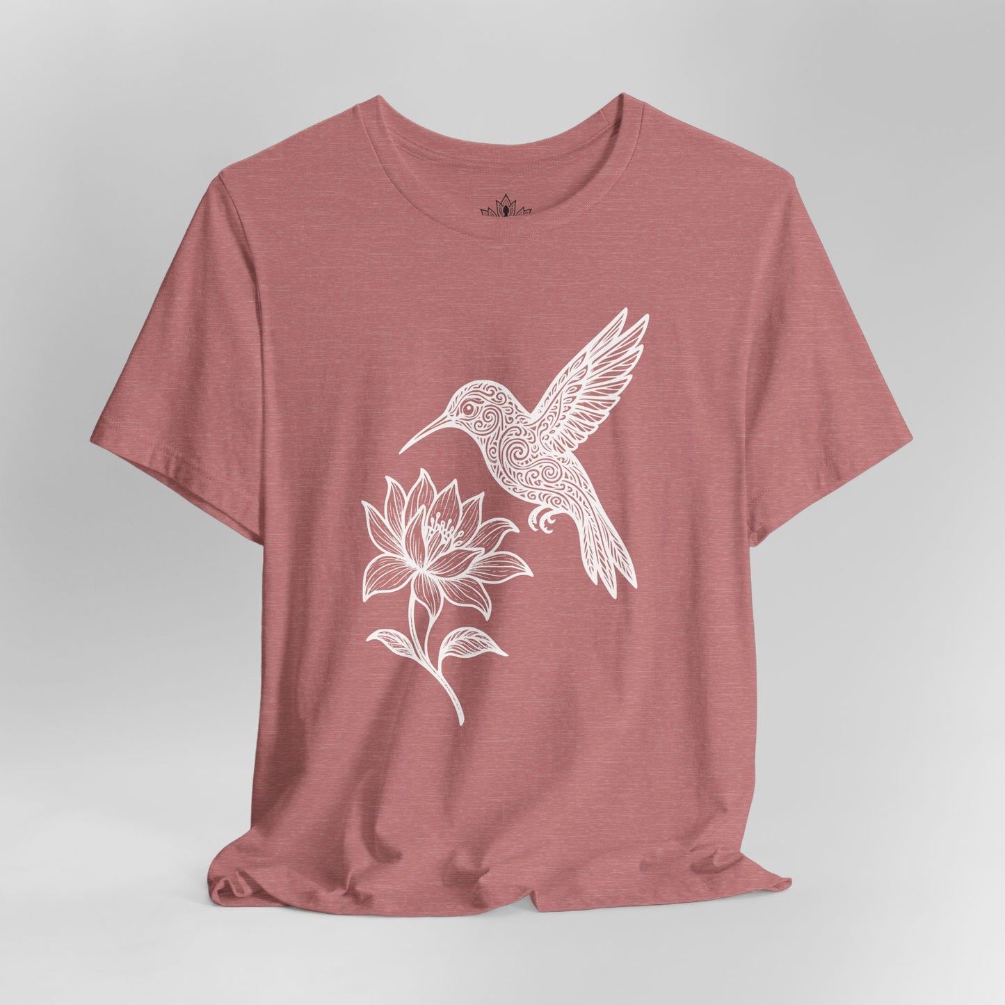 Hummingbird Lotus – Mandala Nature Tee