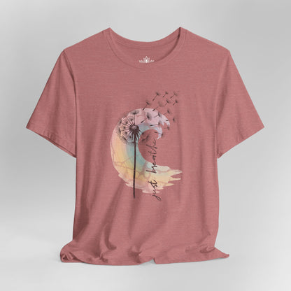 Dandelion Rainbow - Just Breathe Tee
