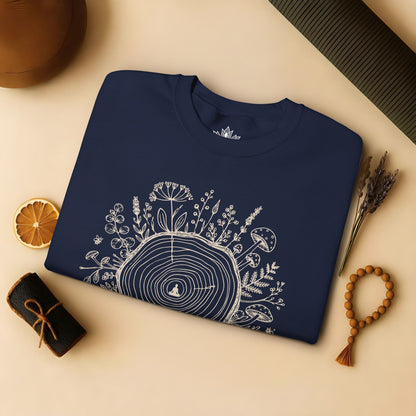 The Quiet Center Botanical Sweatshirt