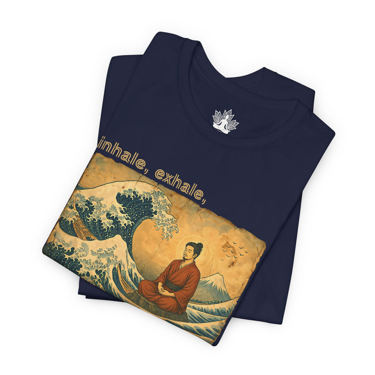 Inhale Exhale Japanese Wave Men Tee