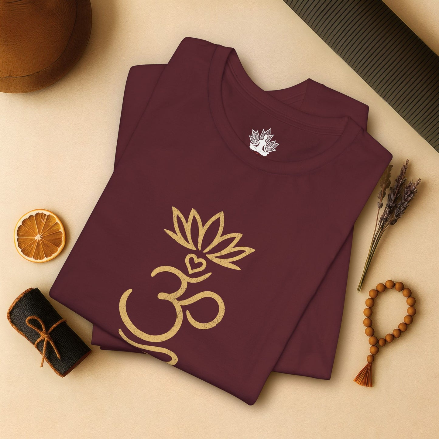 Sacred Harmony – Vintage Om Lotus Tee