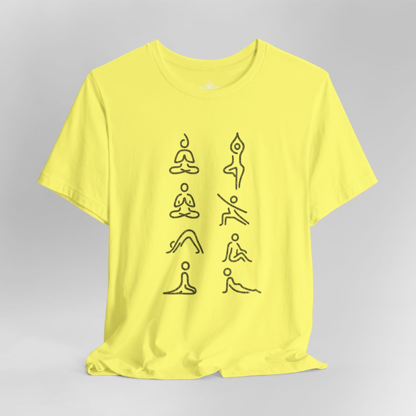 Minimalist Yoga Poses – Mindful Line Art Men Tee