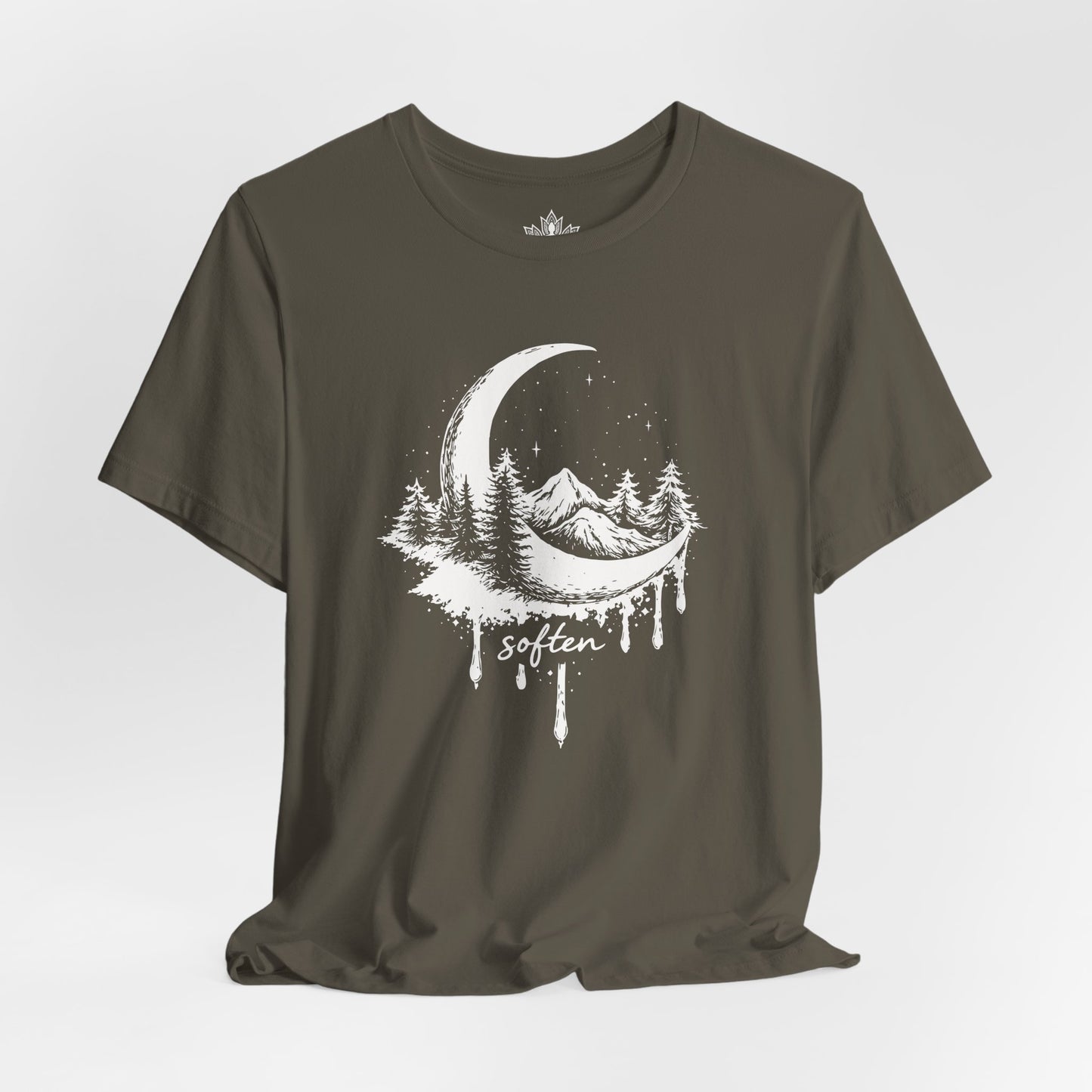 Soften Moon Mountain - Peaceful Meditation Tee