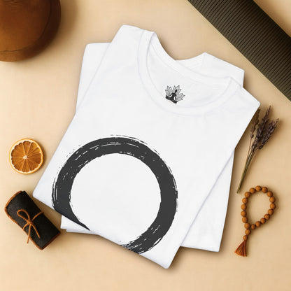 Zen Enso Circle – Minimalist Mindfulness Tee