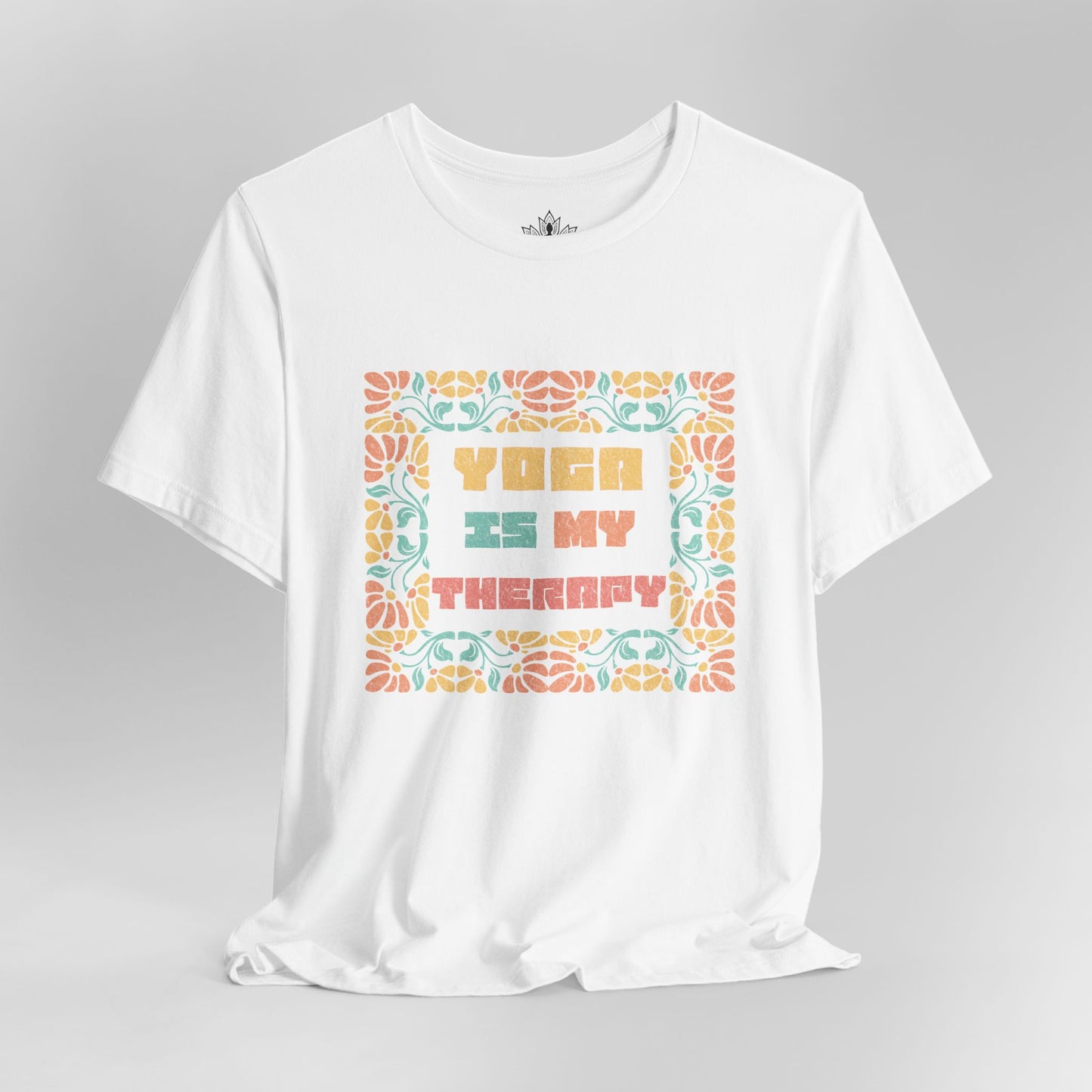Yoga Is My Therapy – Floral Frame Tee