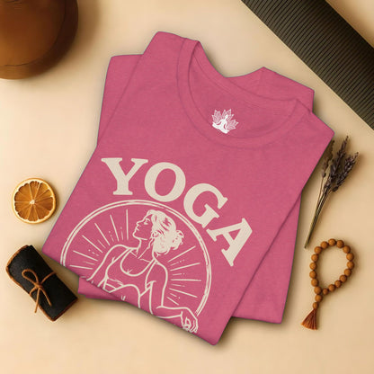 Yoga Because Murder Is Wrong Retro Tee