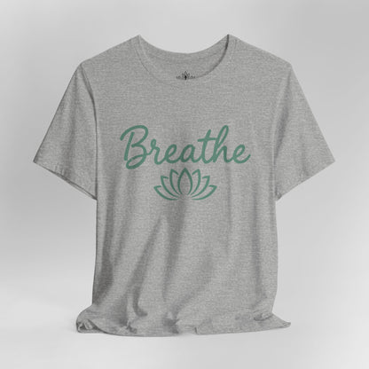 Breathe Lotus - Minimalist Yoga Class Tee