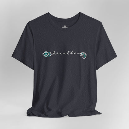Breathe Feather Flow - Mindful Calm Tee