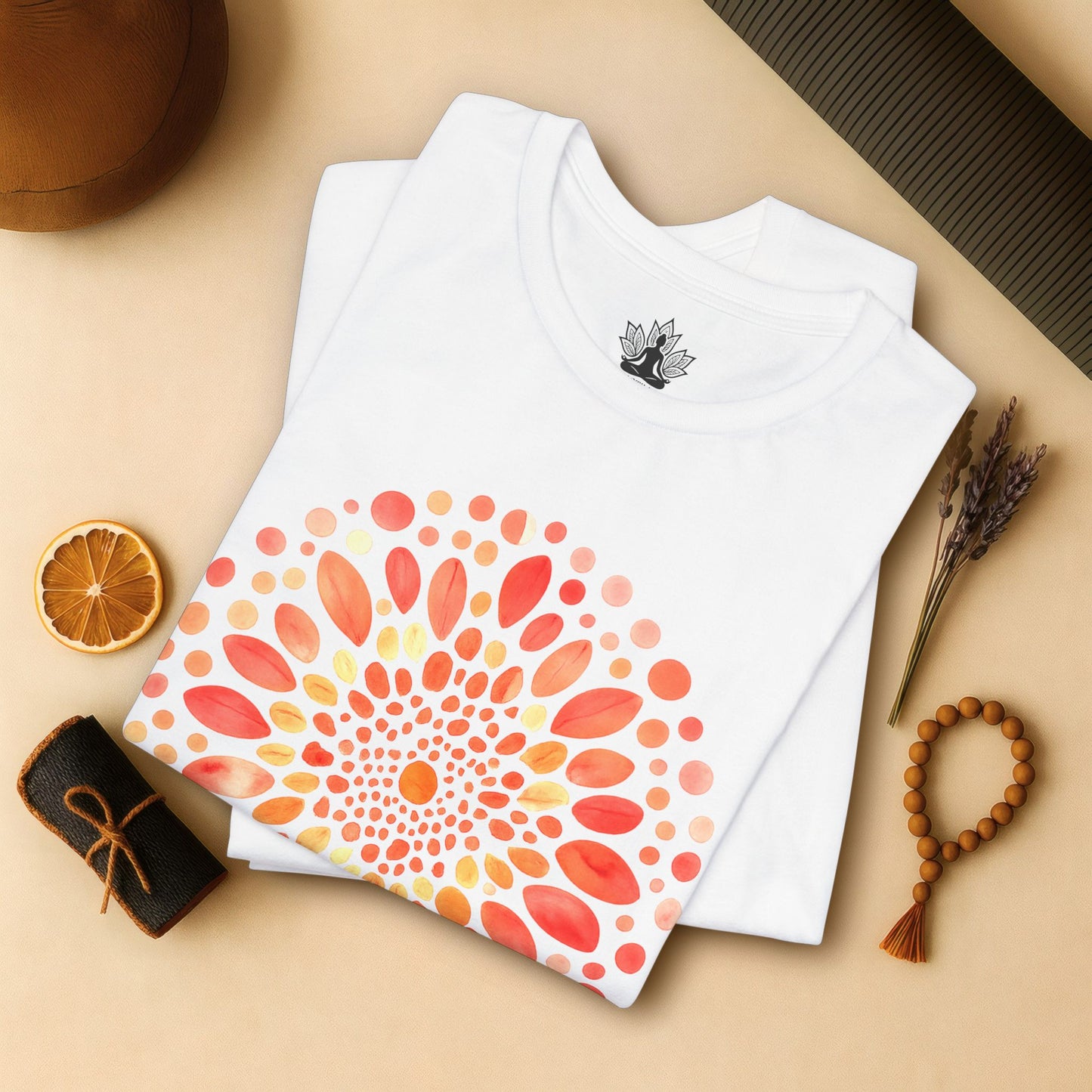 Watercolor Mandala Tee