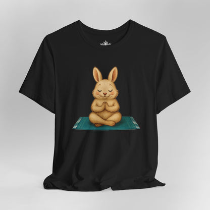 Meditating Bunny – Peaceful Namaste Tee
