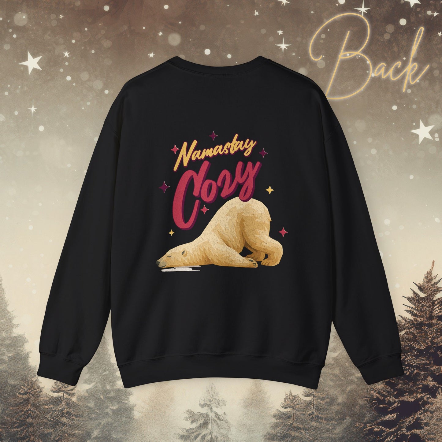 Namastay Cozy - Vintage Polar Bear Sweatshirt