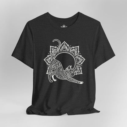 Cat & Mandala - Spiritual Boho Tee