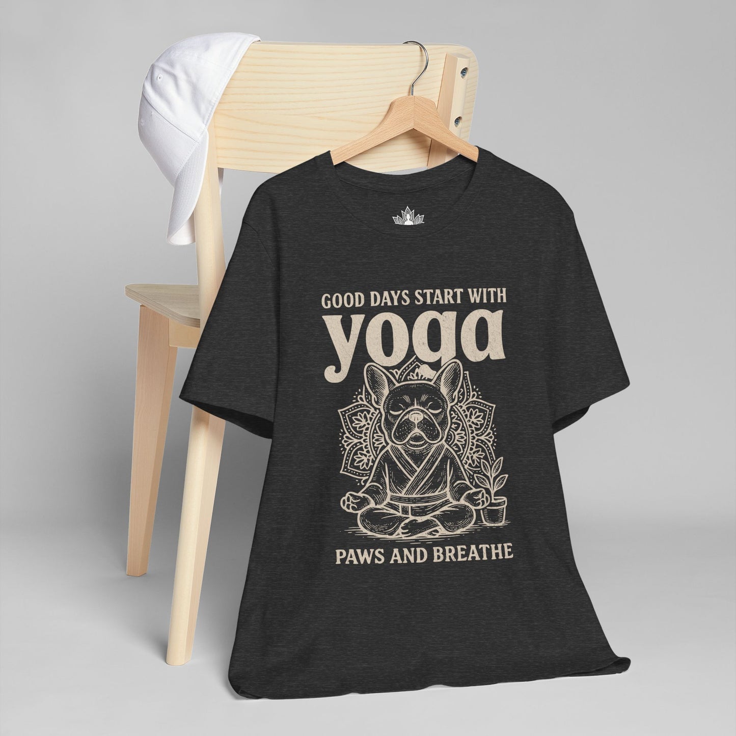 French Bulldog Yoga - Good Vibes Men Tee