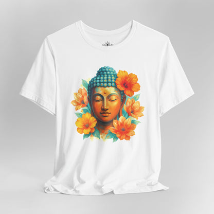 Buddha Glow – Floral Meditation Tee