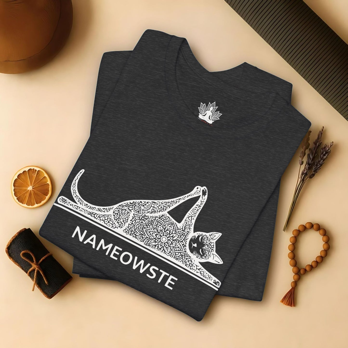 Nameowste Mandala Cat Tee