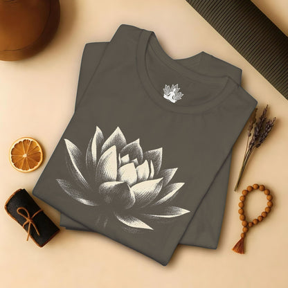 Lotus Shadow Art Tee