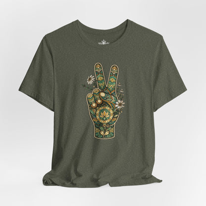 Boho Peace Hand Tee