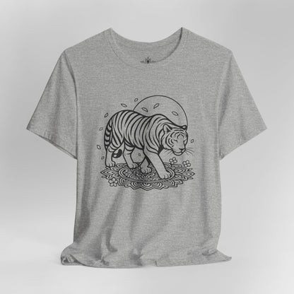 Peaceful Tiger – Mandala Flow Tee