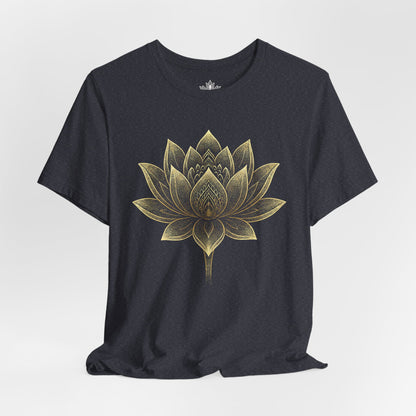 Golden Lotus Flower Tee